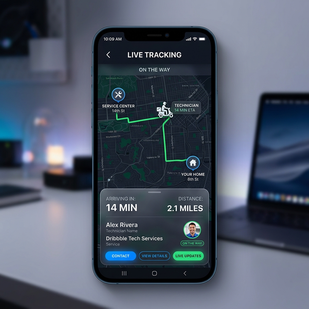 Live Service Tracking
